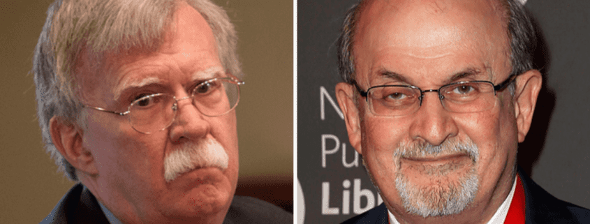 سلمان رشدی و جان بولتون