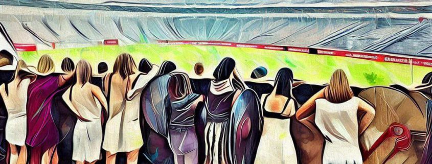 تحلیل مسئله ممنوعیت ورود زنان به ورزشگاه - (این تصویر را هوش مصنوعی ساخته است).