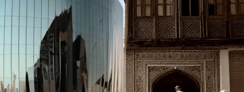 ایران در دوره گذار به مدرنیته. (این تصویر باکمک هوش مصنوعی ساخته شده است.)