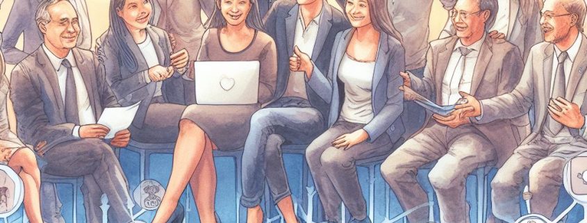 سرمایه اجتماعی برای توسعه کارآفرینی (تصویر را هوش مصنوعی ساخته است)