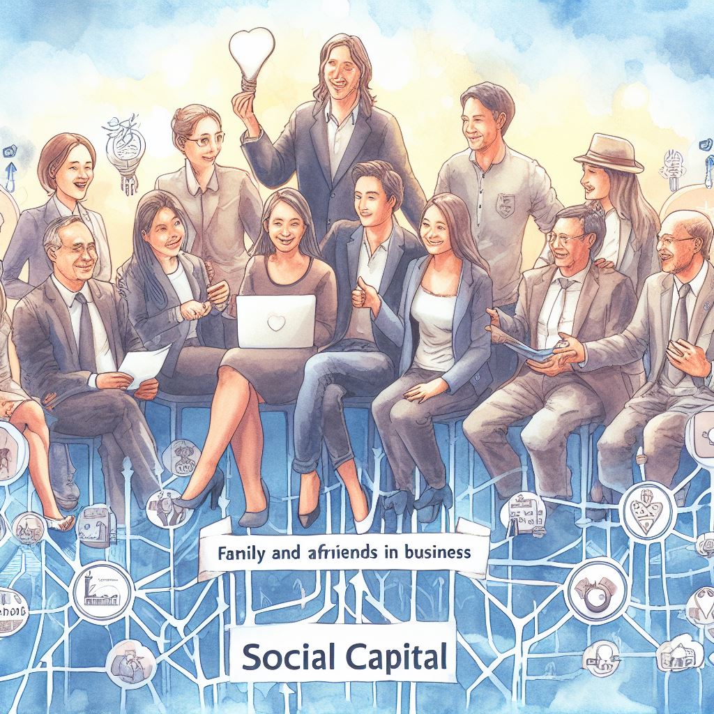 سرمایه اجتماعی برای توسعه کارآفرینی (تصویر را هوش مصنوعی ساخته است)